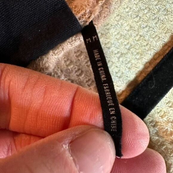 Urban Outfitters Out From Under Beige Jojo Thermal Henley Shirt Size Medium - Picture 9 of 13